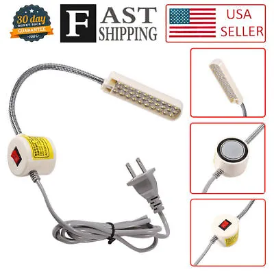 30 LED Sewing Machine Light  US PLUG Gooseneck Working Lamp With Magnetic Base • $8.99