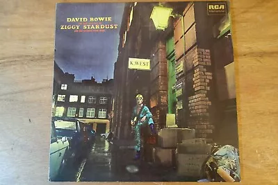 David Bowie Ziggy Stardust Rca International Green Nr Mint Vinyl Cleaned Listen • £22.95