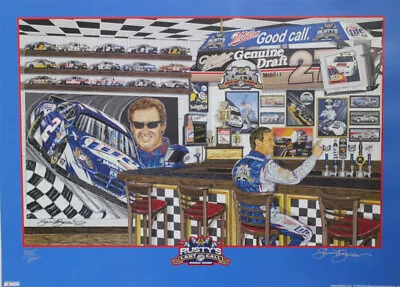 Rusty Wallace 2005  Rusty's Last Call!  Numbered Sam Bass Print 28 X 20  • $24.99