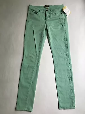 Paige Light Green (Mint Julip)  Peg Super Skinny  Jeans Size 26 • $22.50