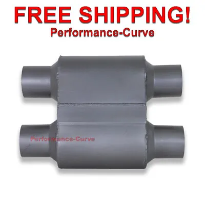 Single Chamber Exhaust Race Muffler Dual 2.25  / 2.25  - One Chamber • $42.95