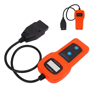 ❄ U480 OBD2 Diagnostic Scanner LCD Display 10‑12V DC Engine Code Reader Tool • £16.75