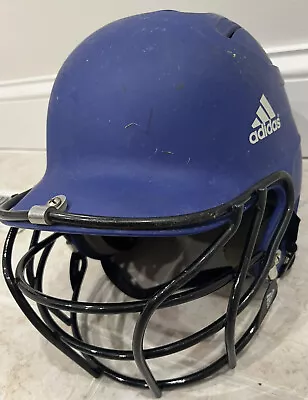 Adidas Incite Baseball Softball Helmet Climacool W/Face Guard 6 3/8 -7 5/8  Blue • $15.65