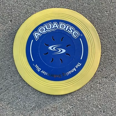 Vintage AquaDisc Amazing Underwater Disc Water Frisbee Toy Outdoors Summer Games • $25