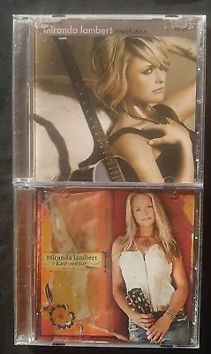 Miranda Lambert 2 CD LOT: Kerosene +Revolution RESTORED 2 LIKE NEW Mint NEW CASE • $8.49