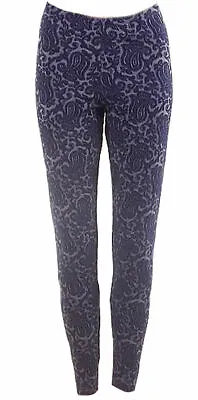 Full Length Stretch Leggings. Paisley / Jacquard / Flocked Velvet. Sizes 8-22 • £14.99