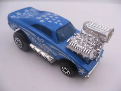 Matchbox Superfast Dodge Charger Cosmic Blues Made In Macau 1972 By Lesney • $0.99