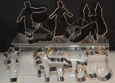 £7.50 • Buy Cinderella Princess Metal Cookie Pastry Cutter Set (8 Cutters) Prince Shoe Crown