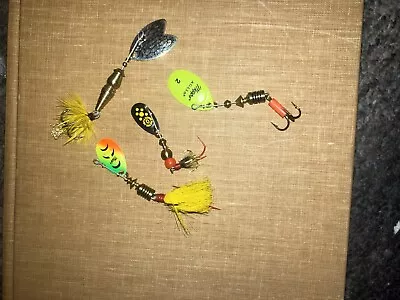 Lot Of 4 Mepps Aglia Great Condition Fishing Lures • $2.25