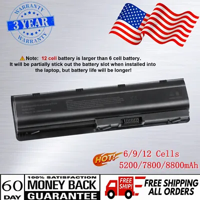 ✅MU06 CQ42 Battery For HP 593553-001 CQ56 CQ62 G62 G56 MU09 593554-001 6-12 Cell • $14.95