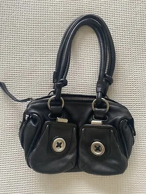 Mimco Button Mini Bag Black Leather • $58.72