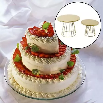 Koolsoo 2 Pack Gold Cake Stand Kit Cupcake Holder Wedding Dessert Platter Plate • £31.72