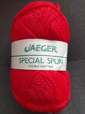 Jaeger Special Spun Double Knitting Wool Nylon Yarn 6x50g  Red Velvet • £10