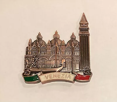 Italy Venezia Venice Piazza San Marco Metal Fridge Magnet • $5.99