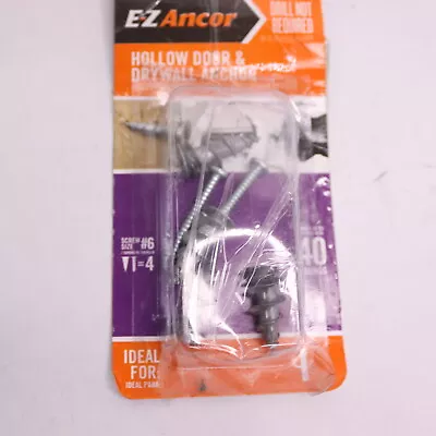 EZ Ancor Self Drilling Drywall Anchor #6 25125 - Missing 2 Screws • $1.49