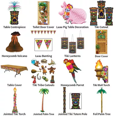 £7.69 • Buy Maori Tiki / Tropical Hawaiian Theme Decorations - Partyware Complete Selection