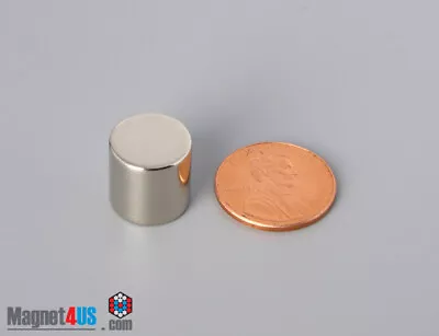 4pcs 1/2 X 1/2    N45 12.7 X12.7mmRare Earth Neodymium Cylinder Magnets  • $18.99