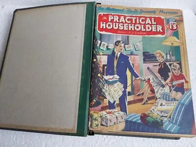 The Practical Householder Dec 1956 To Nov 57 12 Vols In Binding 1950's DIY • £22