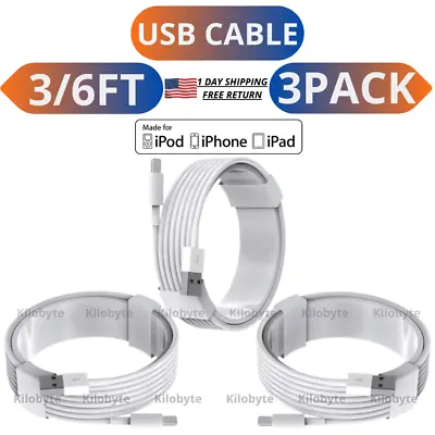 $2.99 • Buy USB Cable Fast Charger Long Data Lead For Apple IPhone 13 12 11 Pro Max XR 8 7 6