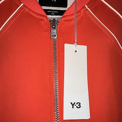 Men Adidas Y-3 Yohji Yamamoto Semi-solar Red Jacket Classic Full Zip HZ0161 Sz M • $206.20