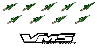 Vms Racing Green Spike Header Cup Bolt Washer Kit For Honda Acura Bolts B18 B16 • $49.95