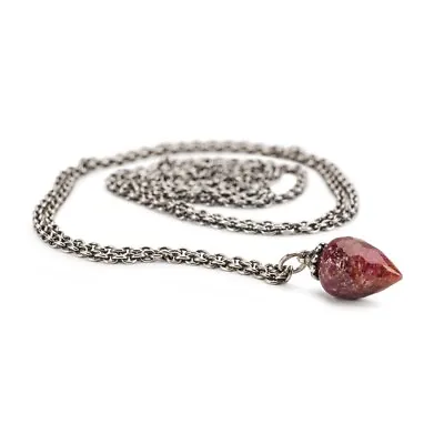 Fashion TROLLBEADS Necklace Pattern With Ruby From 23 5/8in TAGFA-00063 • $256.04