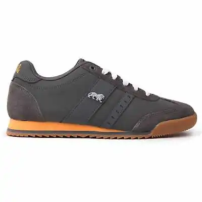 Lonsdale Mens Lambo Trainers Sports Shoes Suede Lace Up Casual Everyday • £32.99