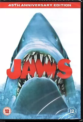 JAWS (1975) - 45th Anniversary Edition - DVD *NEW & SEALED* • £3.49