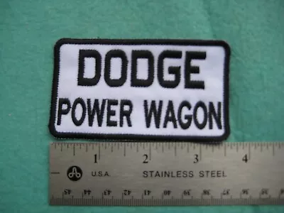 Mopar Racing Division Dodge Power Wagon Parts Equipment Uniform Dealer  Patch • $9.99