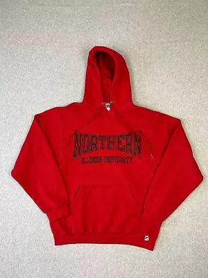 Northern Illinios University Sweatshirt Mens M Red Hoodie Russell Athletic • $14.92