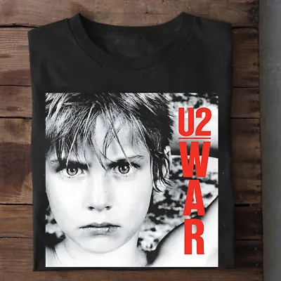 U2 - War (1983)  Short Sleeve Cotton Black All Size Shirt 1C75 • $23.39