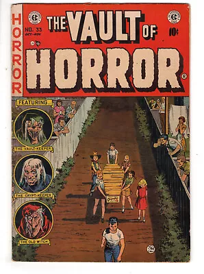 Vault Of Horror #33 (1953) - Grade 4.5 - Golden Age Horror - Ec Comic! • $400