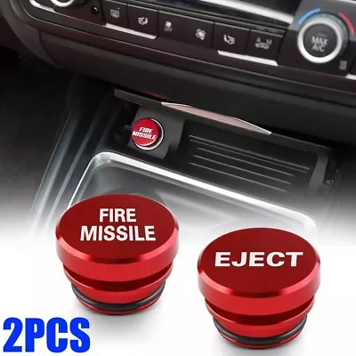 2PCS Car Cigarette Lighter Cover Accessories Universal Fire Missile Eject Button • $5.50