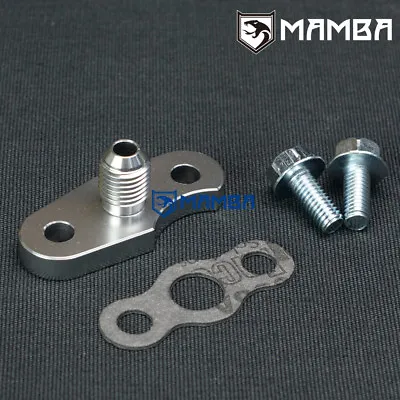 MAMBA VOLVO S60R V70R RN2P24H K24 K24-7400 53249707400 Turbo Oil Feed Flange Kit • $45.13