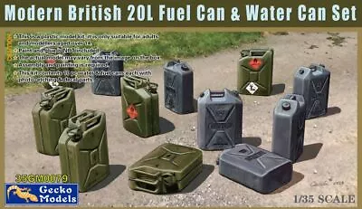 1/35 Modern British 20L Fuel Can & Water Can Set (20) • $24.84