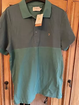 Farah Polo Shirt Green Size S • £10