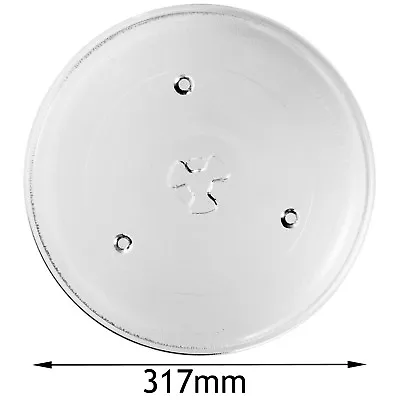 317mm Glass Turntable Plate For MATSUI M155TC M188TG MX337 Microwave Ovens • £14.29