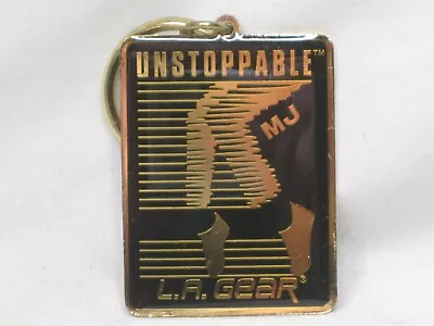 Vintage L.A. GEAR UNSTOPPABLE MJ Key Chain Michael Jackson Shoe Promotional Nice • £40.38