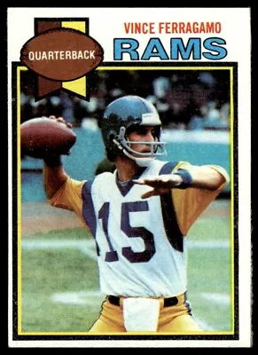 1979 Topps Football Card Vince Ferragamo Rookie Los Angeles Rams #409 • $0.99