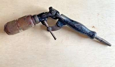 $45 • Buy Antique Millers Falls USA Steel Folding Corner Hand Drill Brace Tool Pat. 1909