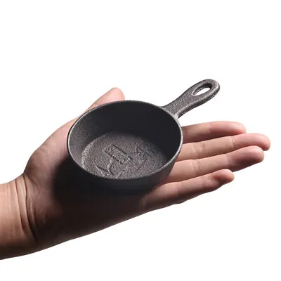 £10.87 • Buy 8.5CM Cast Iron Skillet Non-stick Mini Egg Frying Pan For Kitchen Cookwa KY