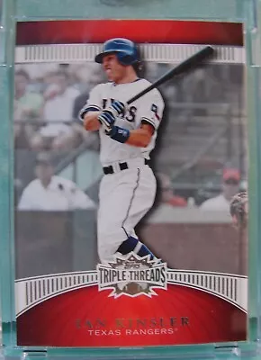 Topps Vault 1/1 Issue - Ian Kinsler - 2010 Triple Threads Blank Back W/Auth. • $10