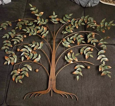 1977 Mid Century  Curtis Jere  Arts Tree Of Life Wall Sculpture • $1999