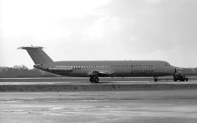 COURT LINE BAC One Eleven G-AXMG At Bournemouth 1969 35mm Size NEGATIVE • £2.55