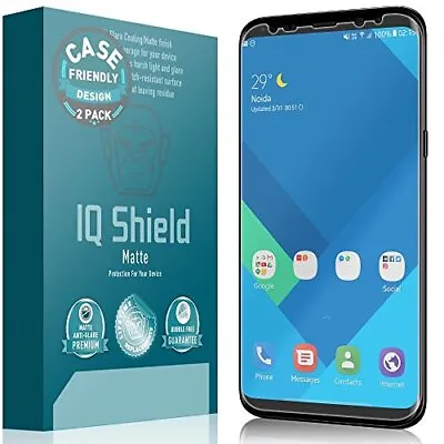 Iq Shield Matte Screen Protector Compatible With Samsung Galaxy S8 (Case Friendl • $53.08