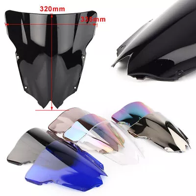 Windshield Windscreen Wind Screen Double Bubble Fit Yamaha YZF R6 2008-2016 • $21.32