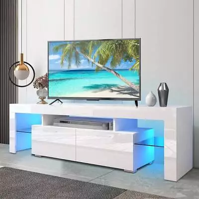 Modern LED TV Unit Cabinet Stand For TVs Up To 80 In Media Center Entertainment • $145.99