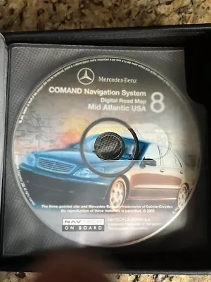Mercedes-Benz Command Navigation System Digital Road Map CD # 8 Mid Atlantic USA • $18.95