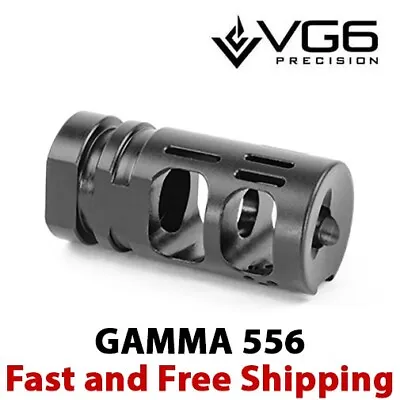 VG6 Precision GAMMA 556 Muzzle Brake /Compensator .223 5.56 Black Nitride - NEW • $69.95