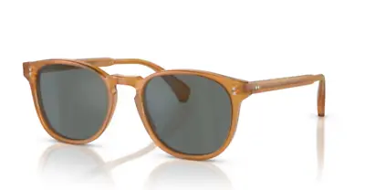 Oliver Peoples OV5298SU Finley 1578W5 Amber/Regal Blue51mmRound Men's Sunglasses • $266.22